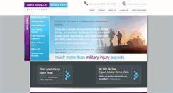 Desktop Screenshot of militarycompensation.co.uk