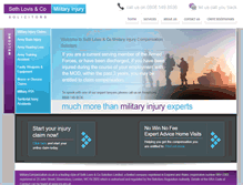 Tablet Screenshot of militarycompensation.co.uk